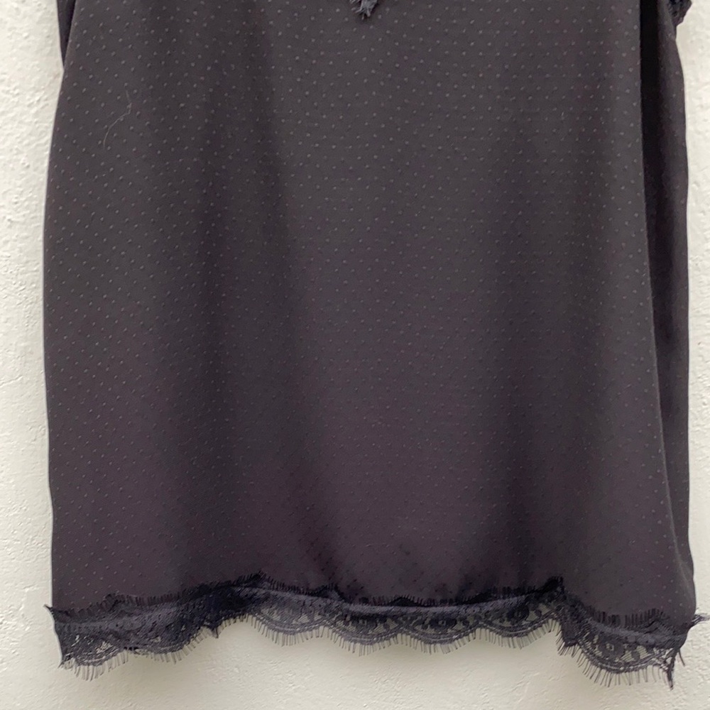 Zara black cami with lace - Picture 3 of 6
